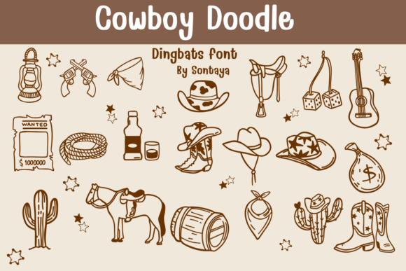 Bring the Wild West to Life with Cowboy Doodle