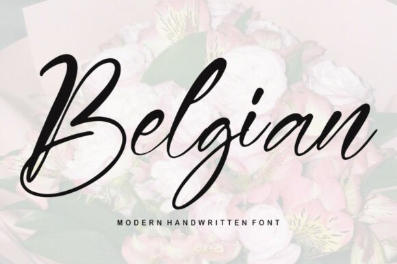 Discover Belgian: A Timeless Handwritten Font