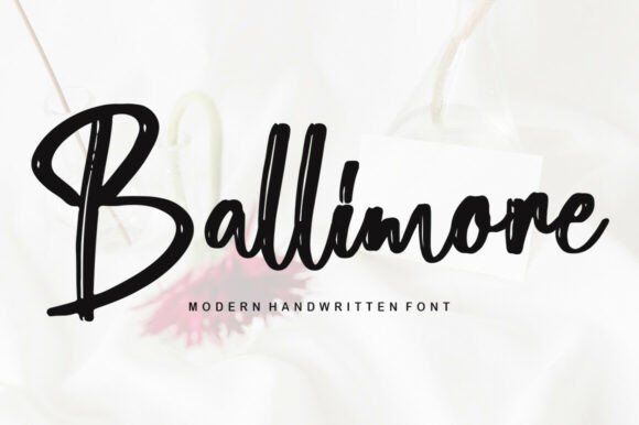 Discover the Charm of Ballimore Handwritten Font