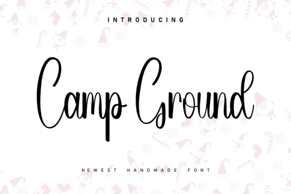 Discover the Charm of Camp Ground: A Beautiful Handwritten Font
