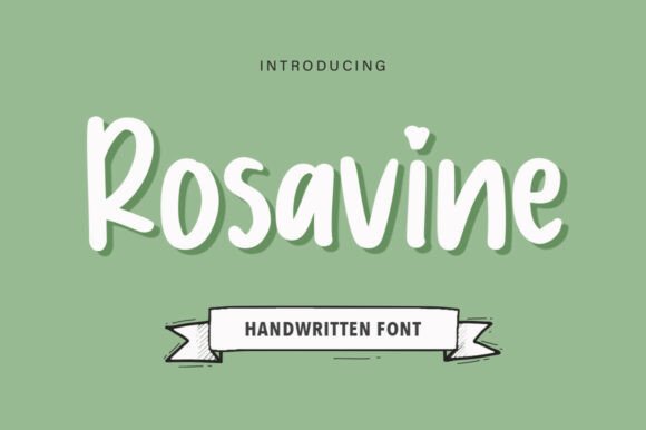 Discover the Whimsical Charm of Rosavine Font