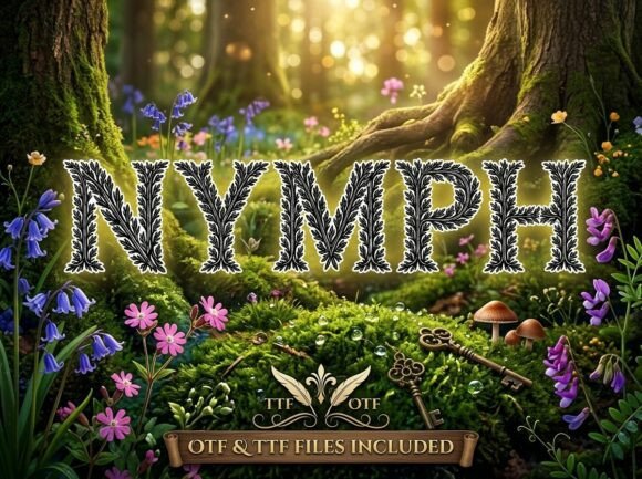 Elevate Your Designs with Nymph Display Font