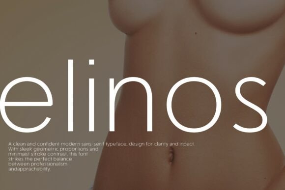 Elinos: A Modern Geometric Sans-Serif for Clarity and Elegance