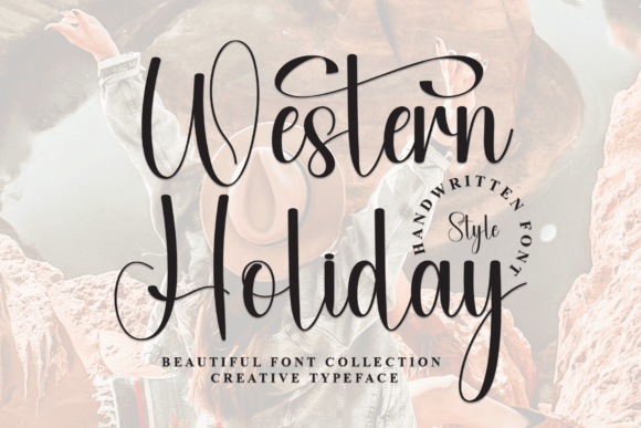 Embrace the Charm of Western Holiday: A Versatile Font for Every Occasion