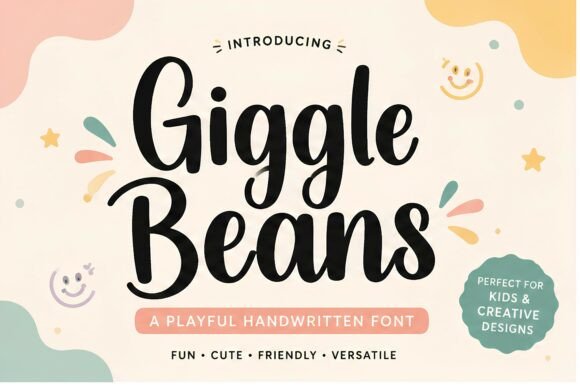Exploring Giggle Beans: A Playful and Joyful Handwritten Font