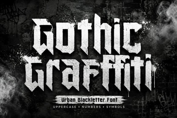 Exploring Gothic Graffiti: A Bold Urban Blackletter Display Font
