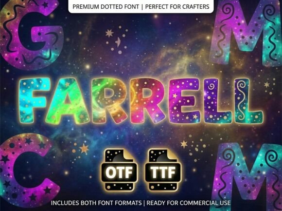 Farrell: Elevate Your Design with a Bold and Artistic Display Font