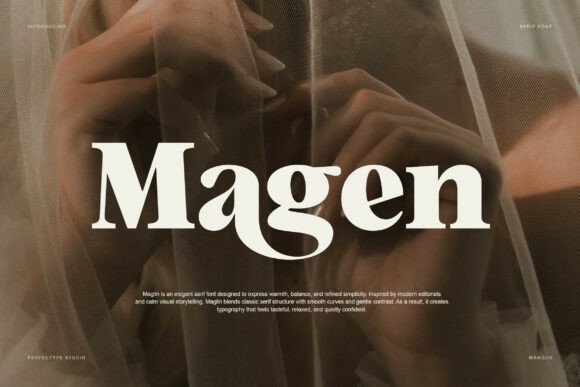 Magen: A Modern Serif Font of Elegance and Versatility