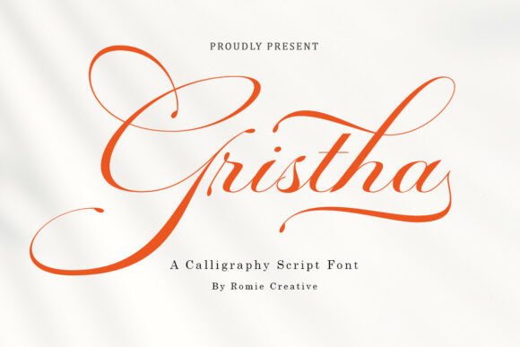 Mastering Elegance with Gristha: A Modern Calligraphy Font