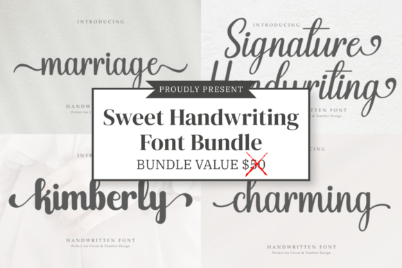 Sweet Handwriting: Elevate Your Creative Projects with Elegant and Stylish Fonts