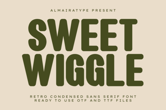 Sweet Wiggle: A Bold Retro Font for Modern Creators